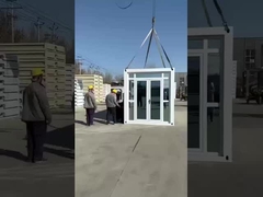 Stalowa konstrukcja 20ft domy wstępnie wykonane łatwe i szybkie instalacja umożliwia