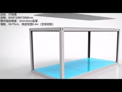 Wodotwórcze składane modularne domy karawanne