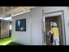 Odporność na trzęsienia ziemi klasy 8 20FT Domy z przedbudowanymi oknami aluminiowymi z złamanym mostem