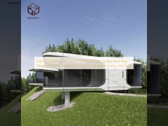 Płyta warstwowa z wełny mineralnej do ścian, nowoczesny moduł przestrzenny, główna konstrukcja stalowa, płyta warstwowa do nowoczesnych rozwiązań mieszkaniowych