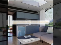 Przenośna kapsuła kosmiczna 8 ton z galwanizowaną ramą stalową