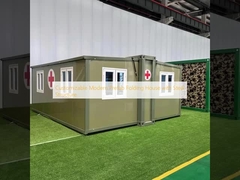 Nowoczesny składany dom prefabrykowany o stalowej konstrukcji