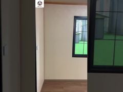 20-stopowy kontener typu Flat-top z podwójnymi skrzydłami, z dekoracją z paneli kompozytowych z aluminium, wykonaną z dbałością o szczegóły