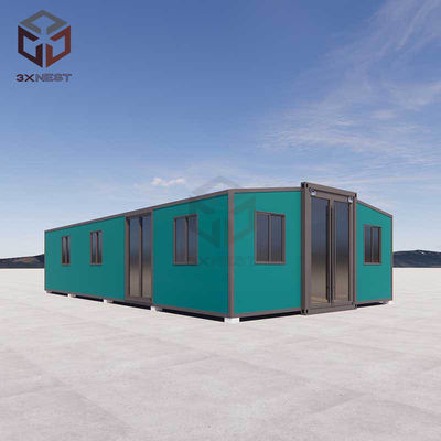 kupować Szybkie montaż Prefab Tiny rozszerzające się kontener Domy metalowe dach faliste online manufacture
