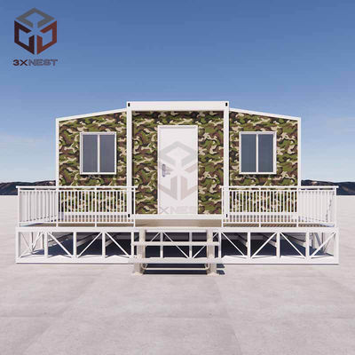 kupować Stalowa konstrukcja składany dom kontenerowy z dachem stopnia 8 odporność na trzęsienia ziemi produkcja online