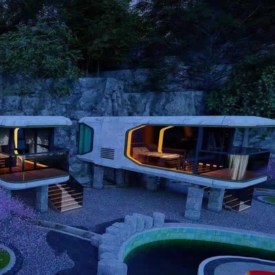 kupować Kapsuła kosmiczna Dom 8 ton z zasłoną elektryczną Bez fundamentów produkcja online