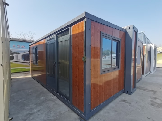kupować Customizable Expandable Prefab Homes with 18.5 Square Meter Size and 2 KN/m2 Loading Capacity in Steel Construction online manufacture