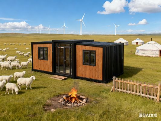 kupować Customized Design Foldable 20ft Container with Thermal-break Aluminum Double Door and 50mm EPS Roof produkcja online