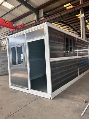 kupować Permanent Flat Pack Folding House Eco-Friendly and Structured Surface with Electrostatic Spraying White produkcja online