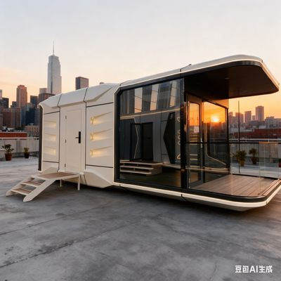 kupować Modern Space Capsule House with 3400 Height 3460 Width and 9 Mm European Pine Board Interior produkcja online