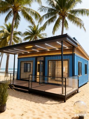 kupować Expandable Container House with 5.5 Tons Net Weight 100mm Thick Wall and Thermally Broken Aluminum Inverted Window produkcja online