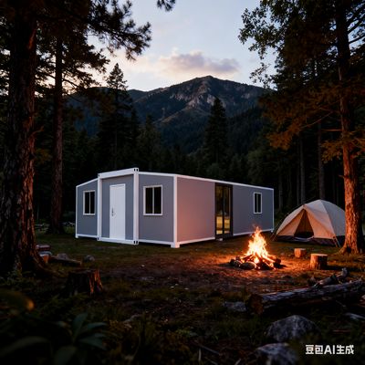 kupować 56 Square Meters Prefab Folding House with Fully Galvanized Side Frame and Quick Assembly Foldable Container House produkcja online