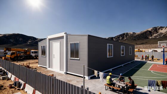 kupować 40ft Expandable Container Home with 72 Square Meters Floor Area Wind Resistance 4.18 KN/M² and Folded Size L11800*W2200*H2480 produkcja online