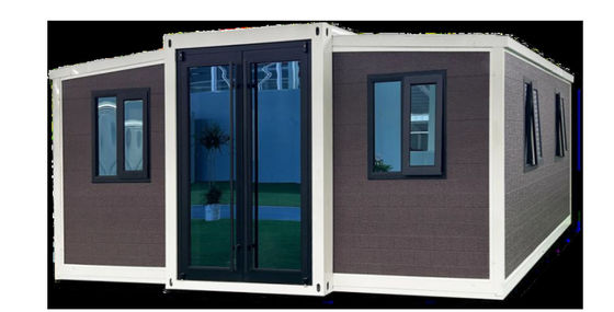 Metalowy dach falisty 40 stóp Rozszerzalny kontener Dom z systemem elektrycznym i 32A ochroną przed wyciekiem