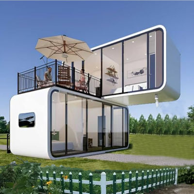 6m Apple Capsule House Kabina kontener stalowa galwanizowana konstrukcja