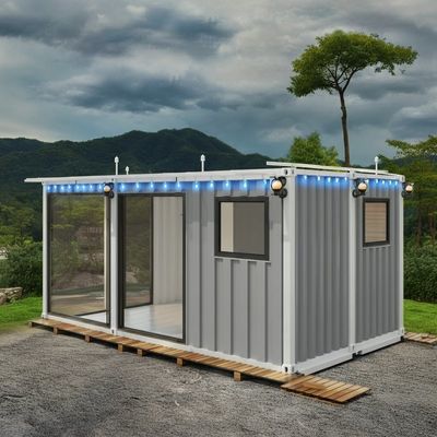 Anty korozyjny przekształcony prefabrykowany dom kontenerowy dom modułowy dom 20 stóp