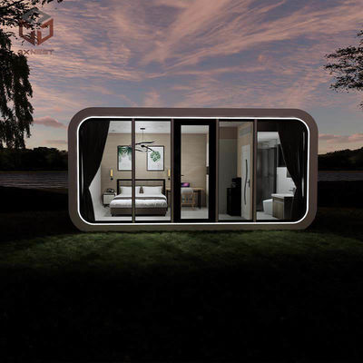 5.4 Tony Białego Jabłka Kapsuła Dom Prefab Glamping Pods antykorozyjny