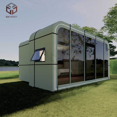 Składane domki Apple Cabin Prefabricated Pod Homes Przestrzeń mieszkalna