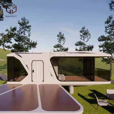 12KW nowoczesny dom kapsuła kosmiczna prefabrykowany pod biurowe na zewnątrz