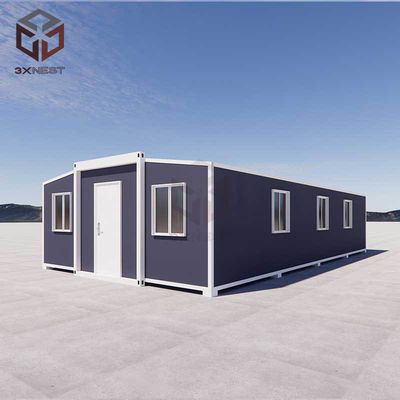 Prefab składany maleńki 40 stóp rozszerzalny kontener Dom domowy Custom