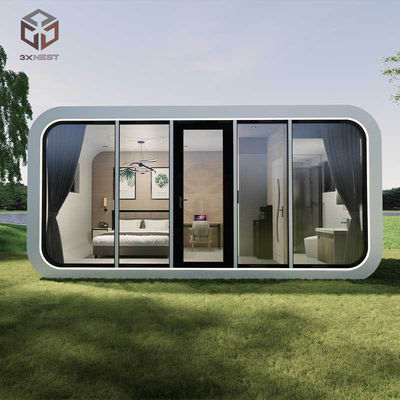 Inteligentna wentylacja świeżego powietrza Apple Capsule House Pod Tempered Glass Windows