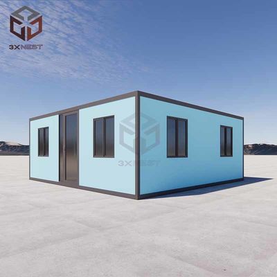 PU Sandwich Panel Flat Pack Folding House Container 38SqM