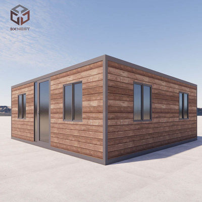 40ft Container House Rozszerzalny Flat Pack Modularne budynki