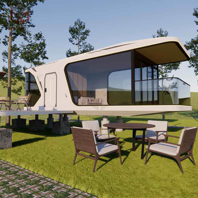 8.5m Prefabrykowany gabinet Kapsuła Dom kontenerowy Wirh Inteligentny system oświetlenia