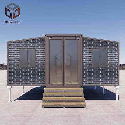 EPS/PU/Sandwich Panel z wełny kamiennej 20FT Domy wstępnie wykonane do zamieszkania tymczasowego lub stałego