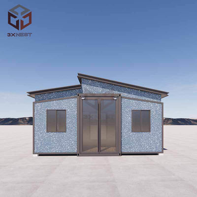 20 FT Małe domki składane z oknami aluminiowymi z PVC