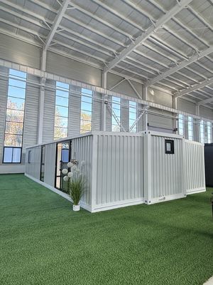 Ocynkowany stalowy kontener mieszkalny 40ft z możliwością rozbudowy, z możliwością personalizacji wnętrza i grubością podłogi 18mm