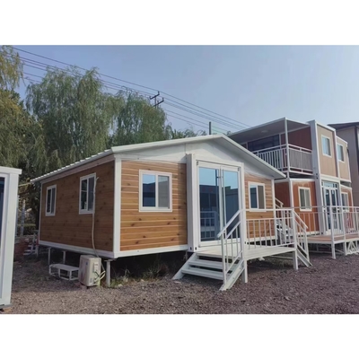 50mm Grubość Podłogi Prefabrykowany Składany Dom z Odpornością na Trzęsienie Ziemi o Magnitudzie 8