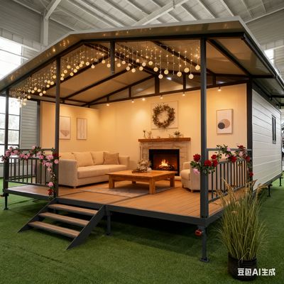 Belka dolna 2,0 mm, składany kontener 20 stóp z ocynkowaną głowicą i materiałami ognioodpornymi