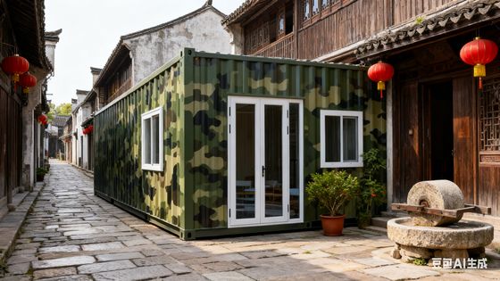 18mm ognioodporna podłoga z włókna cementowego do kontenera 20ft, składana, 37 metrów kwadratowych powierzchni, rama ocynkowana