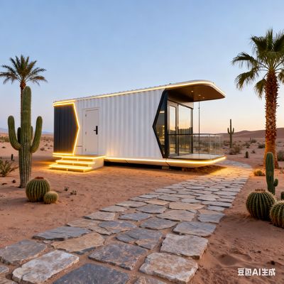 Dom kapsuła kosmiczna z L8560 * W3460 * H3400 wymiary dla 2 osób zakwaterowania i 7 ton masy netto