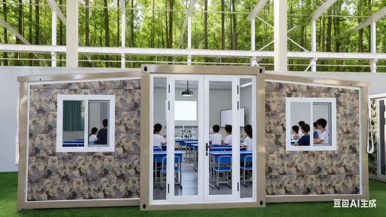 Składane panele warstwowe EPS 75 mm do kontenera 20ft z możliwością personalizacji tarasu i płyty ściennej