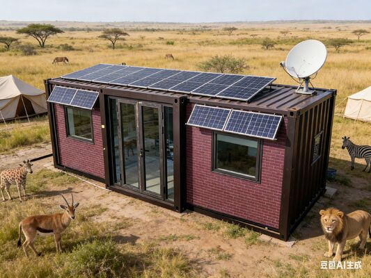 Stackable Foldable 20ft Container Homes with 75mm EPS Sandwich Panels and Seismic Performance Level 8