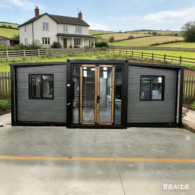 Zkładany kontener o długości 20 stóp z pojemnością 1 40HQ, pojemnością 2 zestawów, ponad 30 lat żywotności i spełnia międzynarodowe standardy bezpieczeństwa