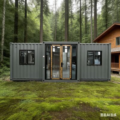 W pełni ocynkowany, składany kontener 20ft z izolacją termiczną i akustyczną oraz odpornością sejsmiczną na poziomie 8 dla elastycznych przestrzeni mieszkalnych