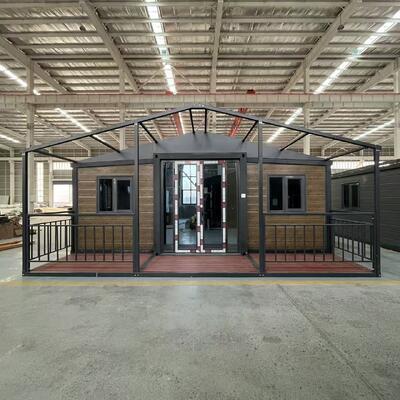 Foldable 20ft Container with Fully Galvanized Side Frame, Seismic Performance Level 8, and Wet-Dry Separation Bathroom for Prefab Tiny Homes